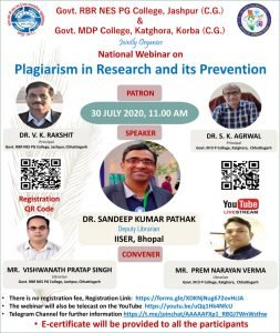 Webinar on Plegerism